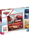 Clementoni Disney Cars Puzzle 3x48 Parça 25305