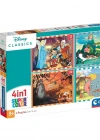 Clementoni Disney Classics 4 in 1 Puzzle 72 Parça 21523