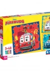 Clementoni Disney Firebuds Puzzle 3x48 Parça 25311