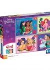 Clementoni Disney Princess Puzzle 4 in 1 72 Parça 21517
