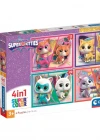 Clementoni Disney Super Kitties Puzzle 4 in 1 21531