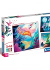 Clementoni Fantastic Creatures Puzzle 3x48 Parça 25319