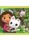 Clementoni Gabbys Dollhouse 4 in 1 Puzzle 72 Parça 21524