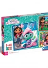 Clementoni Gabbys Dollhouse Puzzle 3x48 Parça 25300
