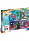 Clementoni Spidey and His Amazing Friends Puzzle 4 in 1 21528