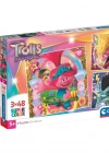 Clementoni Trolls Puzzle 3x48 Parça 25292