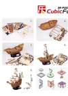 Cubic Fun 3D 113 Parça Puzzle Santa Maria Gemisi