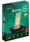 Cubic Fun 3D 15 Parça Led Puzzle Pisa Kulesi - İtalya (Led Işıklı