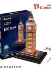 Cubic Fun 3D 28 Parça Puzzle Big Ben Saat Kulesi - İngiltere(Led