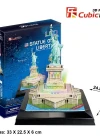 Cubic Fun 3D 37 Parça Puzzle Özgürlük Anıtı - ABD (Led Işıklı)