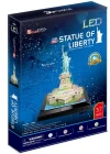 Cubic Fun 3D 37 Parça Puzzle Özgürlük Anıtı - ABD (Led Işıklı)