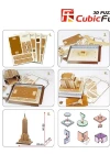 Cubic Fun 3D 55 Parça Puzzle Empire State Binası - ABD