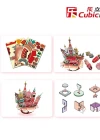 Cubic Fun 3D 68 Parça Puzzle Cityscape Moskova Şehir Kompozisyonu