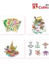 Cubic Fun 3D 74 Parça Puzzle Paris Şehir Kompozisyonu