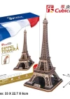 Cubic Fun 3D 82 Parça Puzzle Eyfel Kulesi - Fransa