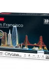 CubicFun San Francisco 3D Puzzle 90 Parça LED Işıklı