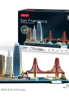 CubicFun San Francisco 3D Puzzle 90 Parça LED Işıklı