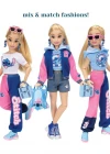 Disney ily 4ever Stitch Kolej Temalı Bebek ve Aksesuarları 23946