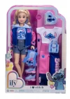 Disney ily 4ever Stitch Kolej Temalı Bebek ve Aksesuarları 23946
