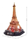Eyfel Kulesi 3D Puzzle (Led Işıklı) L534h
