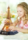 Eyfel Kulesi 3D Puzzle (Led Işıklı) L534h