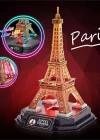 Eyfel Kulesi 3D Puzzle (Led Işıklı) L534h
