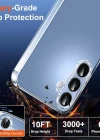 Galaxy S24 Fe Uyumlu Kılıf Kamera Korumalı Şeffaf Esnek Renksiz Silikon Kapak