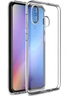 Honor 8C Tıpalı Kamera Korumalı Şeffaf Silikon Kılıf