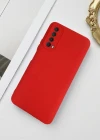 Huawei P Smart 2021 Lansman Likid Silikon Kamera Korumalı Kılıf