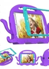 İpad 5-9 Ahtapot Tutmalı Yumuşak Standlı Silikon Çocuk Tablet Kılıfı