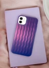 İphone 11 Dalgalı Kabartmalı Silikon Wave Telefon Telefon Kılıfı