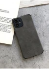 İphone 11 Köşe Korumalı Antik Deri Telefon Kılıfı
