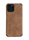 iPhone 11 Pro Max Köşe Korumalı Antik Deri Telefon Kılıfı