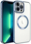 İphone 11 Pro Max Parlak Magsafe Lazer Telefon Kılıfı-Kılıf
