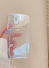 İphone 11 Pro Max Şeffaf Kartlıklı Kamera Korumalı Telefon Kılıfı