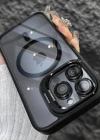 iPhone 11 Uyumlu Kılıf Klon Stantlı + Lens Korumalı MagSafe Telefon Kılıfı