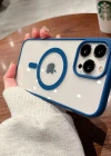 İphone 12-12 Pro Magsafe Uyumlu Mat Çerçeveli Telefon Kılıfı
