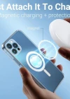 İphone 12 Magsafe Kablosuz Şarj Destekli Manyetik Şeffaf Koruyucu Kılıf