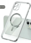 İphone 12 Magsafe Uyumlu Parlak Lazer Telefon Kılıfı