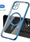 İphone 12 Magsafe Uyumlu Parlak Lazer Telefon Kılıfı