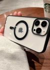 İphone 12 Pro Max Magsafe Uyumlu Magsafe Uyumlu Mat Çerçeveli Telefon Kılıfı