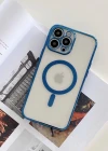 İphone 12 Pro Max Magsafe Uyumlu Parlak Lazer Telefon Kılıfı