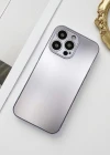 İphone 12 Pro Max Metalic Renk Kamera Korumalı Silikon Kılıf