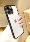 İphone 12 Pro Max Plating Kreatif Desenli Silikon Telefon Kılıfı
