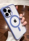 İphone 13 Magsafe Uyumlu Magsafe Uyumlu Mat Çerçeveli Telefon Kılıfı