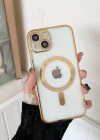 İphone 13 Magsafe Uyumlu Parlak Lazer Telefon Kılıfı