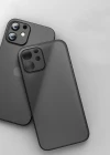 İphone 13 Pro 0,2 mm PP Buzlu Ultra İnce Sert Silikon Kamera Korumalı Kılıf