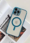 İphone 13 Pro Magsafe Uyumlu Parlak Lazer Telefon Kılıfı