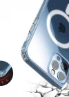 İphone 13 Pro Magsafe Uyumlu  Sert Şeffaf Kapak