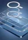 İphone 13 Pro Magsafe Uyumlu  Sert Şeffaf Kapak